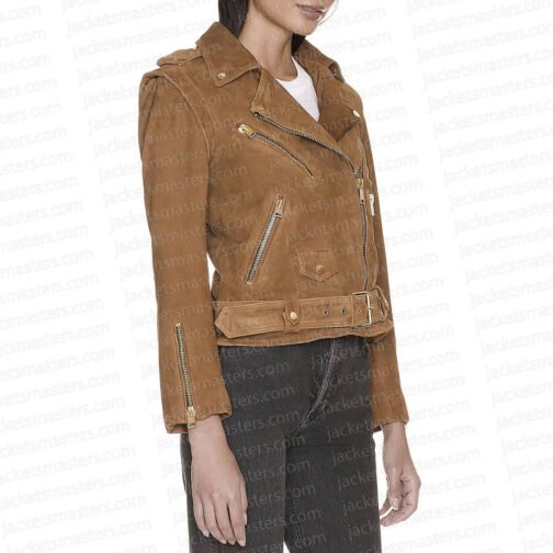 The Neighborhood S04 Beth Behrs Suede Jacket - Image 4