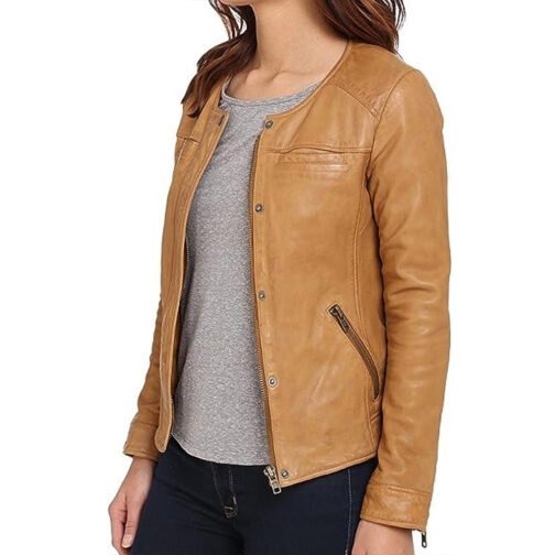 The Originals Danielle Campbell Leather Jacket - Image 4
