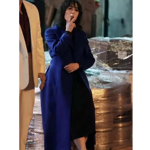 The Penguin Cristin Milioti Blue Coat - Image 4