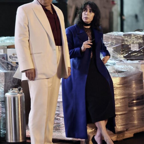 The Penguin Cristin Milioti Blue Coat - Image 2