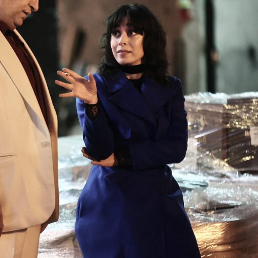 The Penguin Cristin Milioti Blue Coat