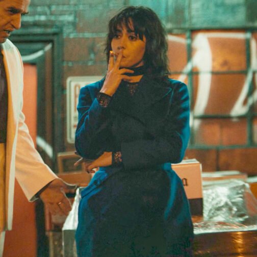 The Penguin Cristin Milioti Blue Coat - Image 3