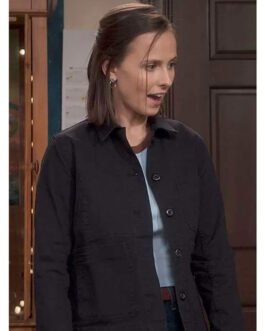 The Sex Lives of College Girls Pauline Chalamet Black Jacket