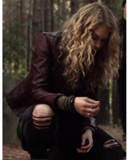 The Vampire Diaries S06 Penelope Mitchell Leather Jacket