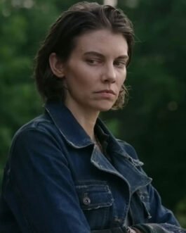 Lauren Cohan The Walking Dead City Denim Coat