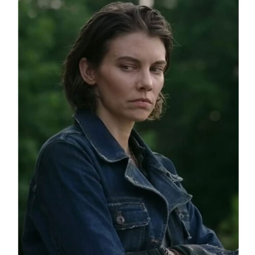 Lauren Cohan The Walking Dead City Denim Coat - Image 2