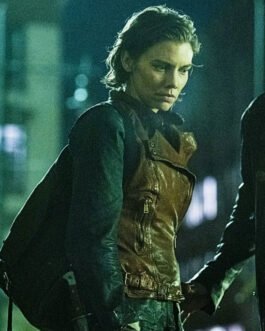 Lauren Cohan The Walking Dead City Leather Vest