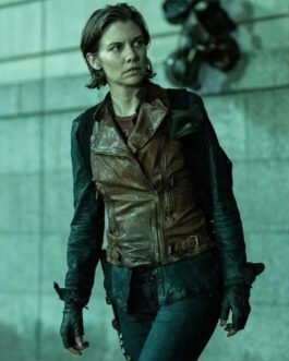 Lauren Cohan The Walking Dead City Leather Vest