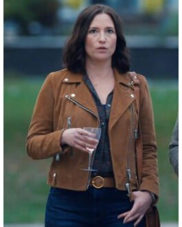 Chyler Leigh The Way Home Suede Jacket