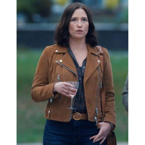 Chyler Leigh The Way Home Suede Jacket - Image 2
