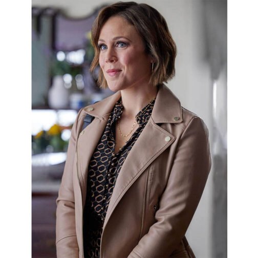 The Wedding Cottage Erin Krakow Leather Jacket - Image 2
