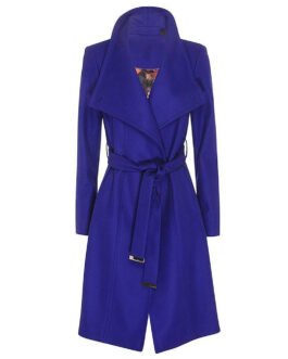 Arrow Season 4 Willa Holland Blue Coat