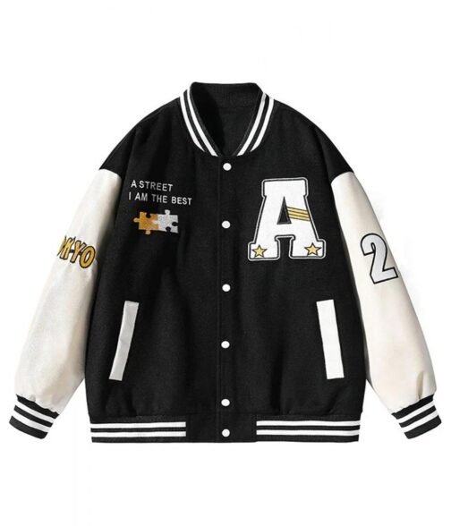 Tokyo A Street I am The Best Letterman Jacket - Image 2