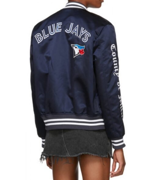 Toronto Blue Jays Camp of Milan Blue Bomber Jacket - Image 6