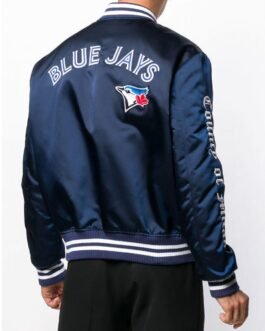 Toronto Blue Jays Camp of Milan Blue Bomber Jacket