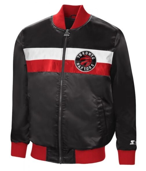 Starter Toronto Raptors Black Bomber Jacket
