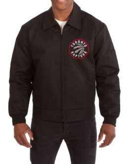 Toronto Raptors Workwear Cotton Black Jacket