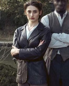 Transatlantic Deleila Piasko Leather Blazer