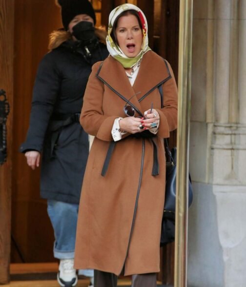 Uncoupled Marcia Gay Harden Belted Coat - Image 8