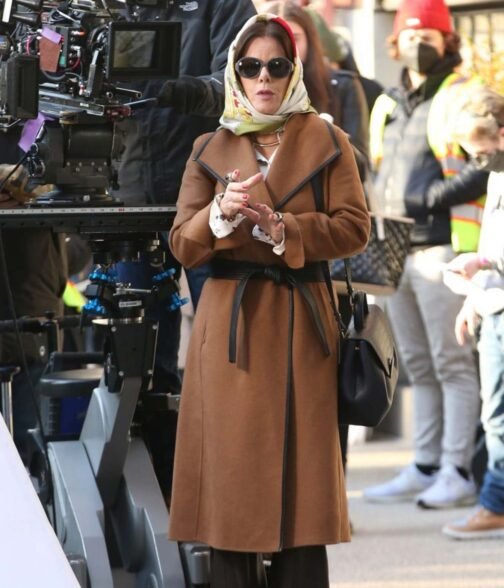 Uncoupled Marcia Gay Harden Belted Coat - Image 4