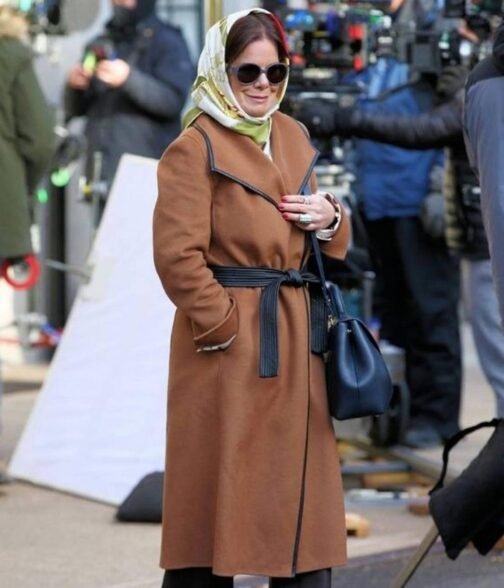 Uncoupled Marcia Gay Harden Belted Coat - Image 2