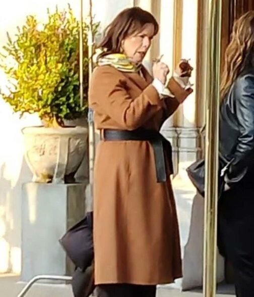 Uncoupled Marcia Gay Harden Belted Coat - Image 9