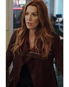 Unforgettable S03 Poppy Montgomery Leather Jacket