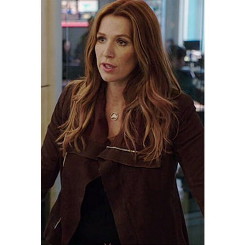 Unforgettable S03 Poppy Montgomery Leather Jacket - Image 2