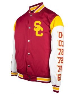 USC Trojans Cardinal SC Interlock Elite Cotton Jacket