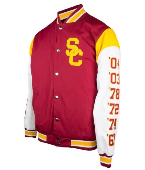 USC Trojans Cardinal SC Interlock Elite Cotton Jacket