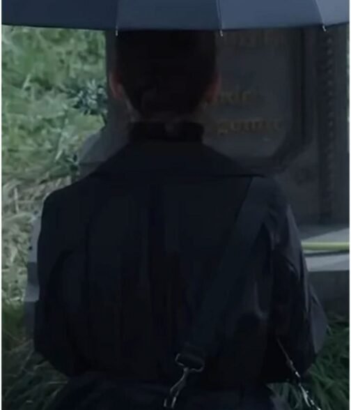 Vampire Academy Daniela Nieves Black Cotton Coat - Image 2