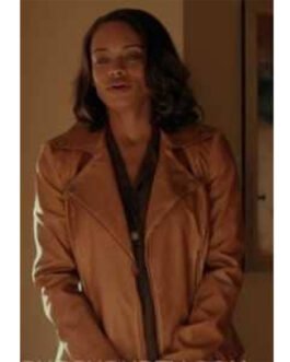 Virgin River S05 Kandyse Mcclure Leather Jacket