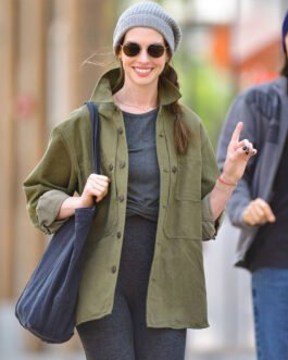 Wecrashed Anne Hathaway Green Jacket