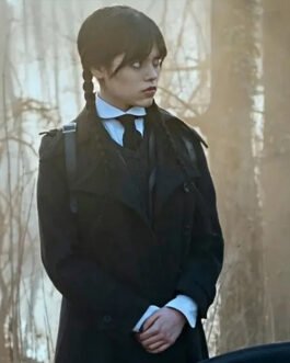 Wednesday Jenna Ortega Trench Coat