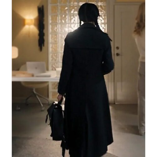 Wednesday Jenna Ortega Trench Coat - Image 6