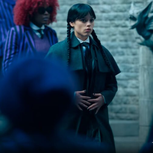 Jenna Ortega Wednesday Season 2 Coat - Image 3