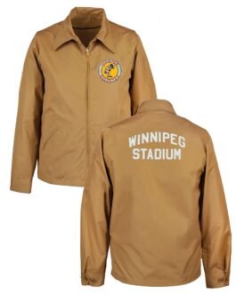 Grounds Stadium Crew Winnipeg Goldeyes Brown Jacket
