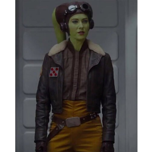 Mary Elizabeth Winstead Ahsoka Leather Jacket - Image 8