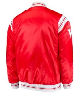 Wisconsin Badgers Starter Satin Red Jacket