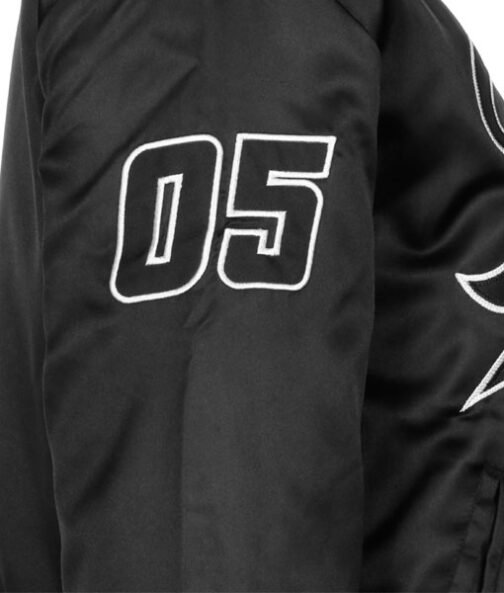 Women’s FUBU College Bomber Black Jacket - Image 5