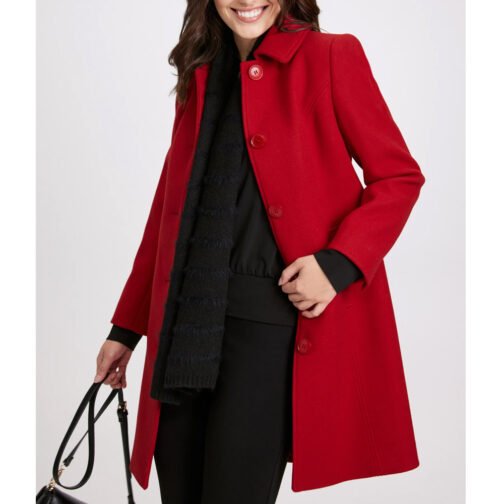 Women’s Button Wool Coat - Image 24