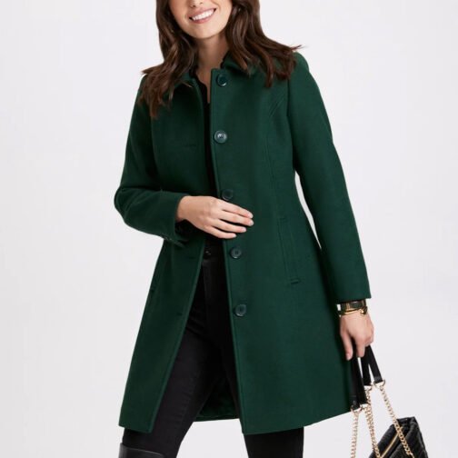 Women’s Button Wool Coat - Image 25