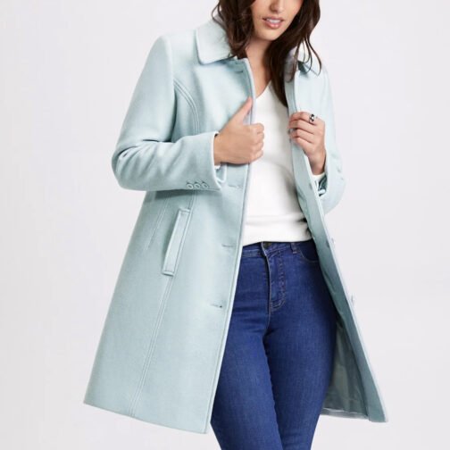 Women’s Button Wool Coat - Image 27