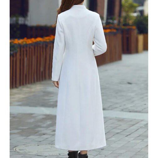 Women’s Winter Long Wool Coat - Image 6