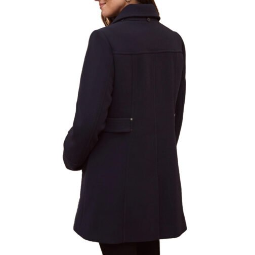 Women’s Wool Tab Detail Hooded Coat - Image 6
