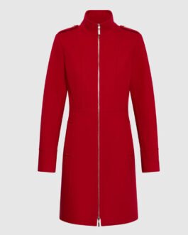 Women’s Wool Zip Front Coat