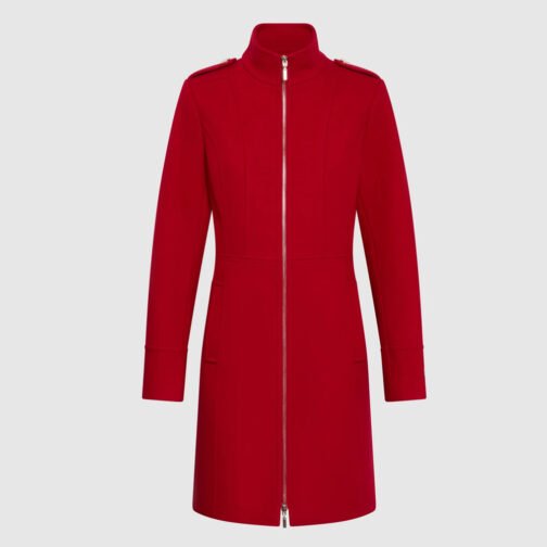 Women’s Wool Zip Front Coat