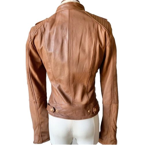 Wonderland Season 3 Anna Bamford Leather Jacket - Image 4