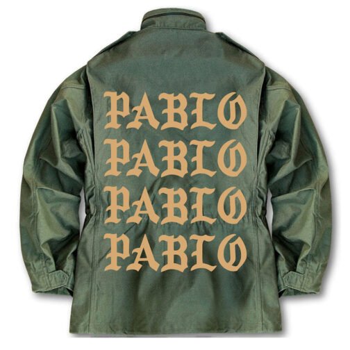 Kanye West Atlanta Pablo Pop-Up Military Jacket