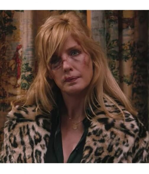 Yellowstone Kelly Reilly Cheetah Print Coat - Image 10